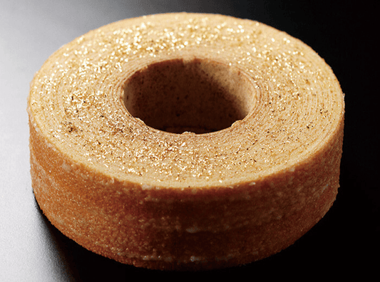 金のバウムの盛り付け例