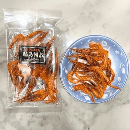 能登でしか買えないおつまみギフトセット・甘エビ干し・盛り付け例