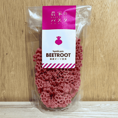 能登の農家がつくる野菜のパスタ、農家のパスタ。国産ビーツ使用。