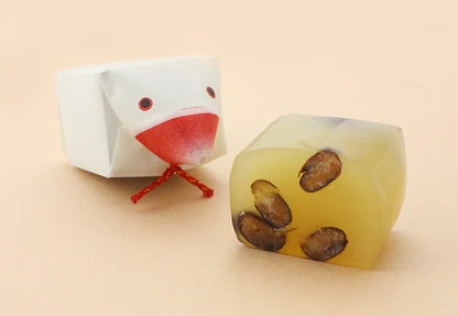 金澤文鳥　白い珈琲味　単品ななめカット