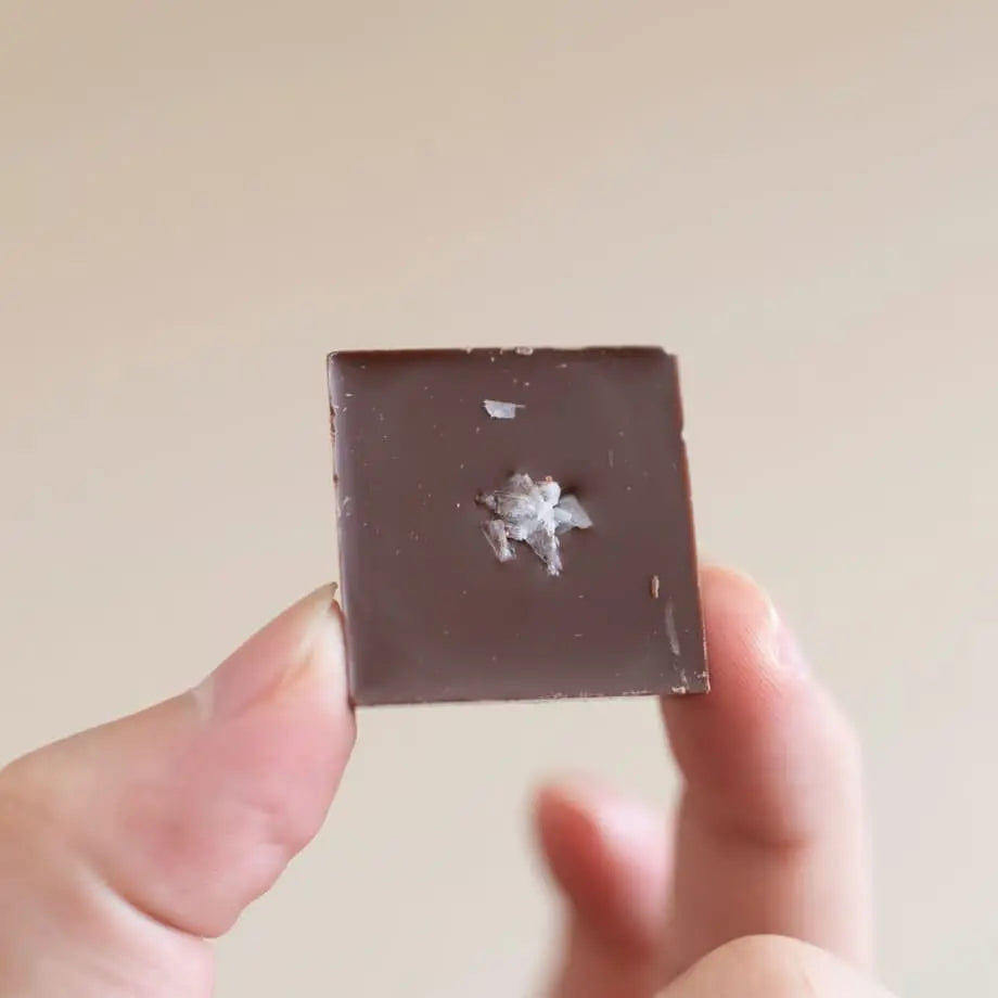 【能登応援】【能登塩】伝統の揚げ浜式塩法 海塩の旨みと芳醇なカカオの風味が絶妙にマッチ！ しおちょこ【バレンタインデー】【プレゼント】