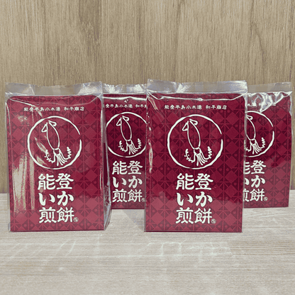 能登いか煎餅・5枚入り×4袋セット・能登でしか買えないお土産・能登の名産品・能登のお菓子