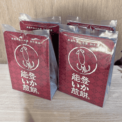 能登いか煎餅・５枚入り×４袋セット・能登でしか買えないお土産ギフト・能登の名産品