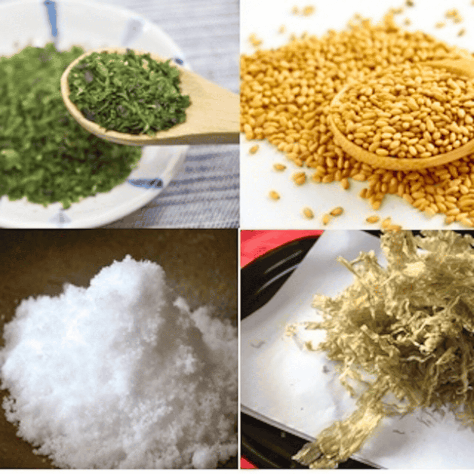 トーストにかけて食べる昆布、使用している原材料の紹介画像
