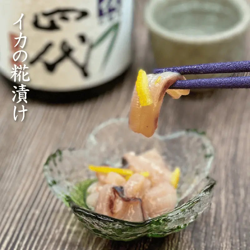 イカの麹漬け・お酒の肴・おつまみ・能登金沢で人気の塩辛３種類セット・能登を応援する商品