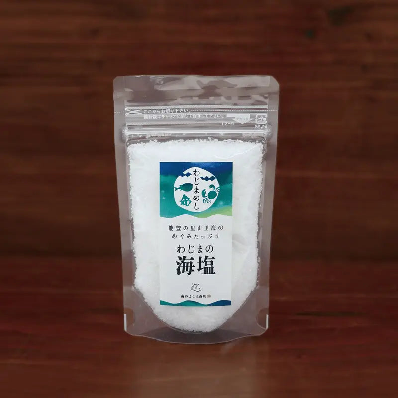 わじまの海塩・能登塩・南谷良枝商店オリジナルパッケージ・商品画像