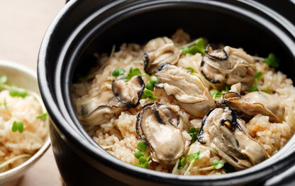 能登牡蠣・牡蠣の炊き込みご飯・牡蠣飯・牡蠣を美味しく食べる調理例