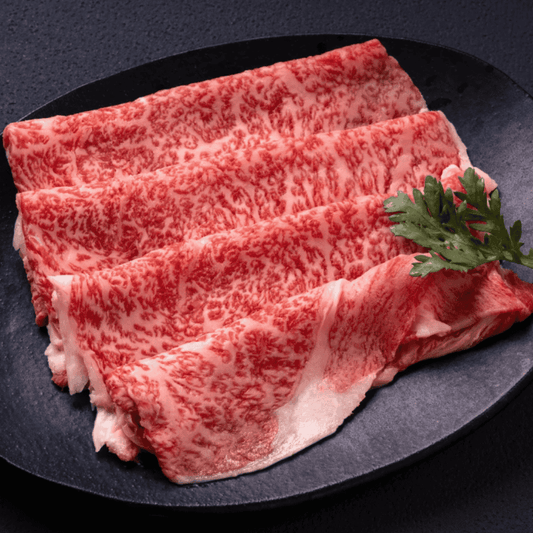 黒毛和牛しゃぶしゃぶ用もも肉。お中元、お歳暮、贈答品、ギフト、プレゼントに大人気商品。
