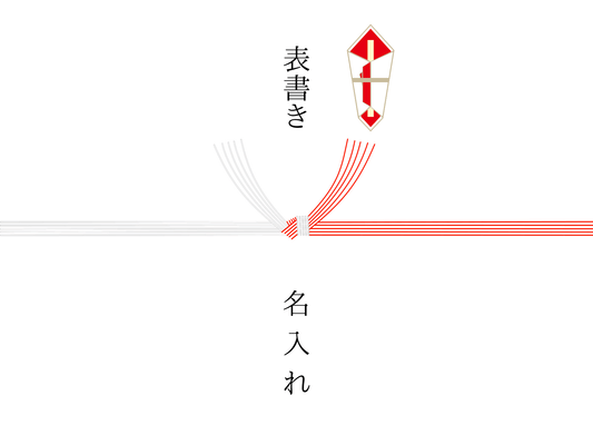 紅白水引・結び切り・熨斗あり