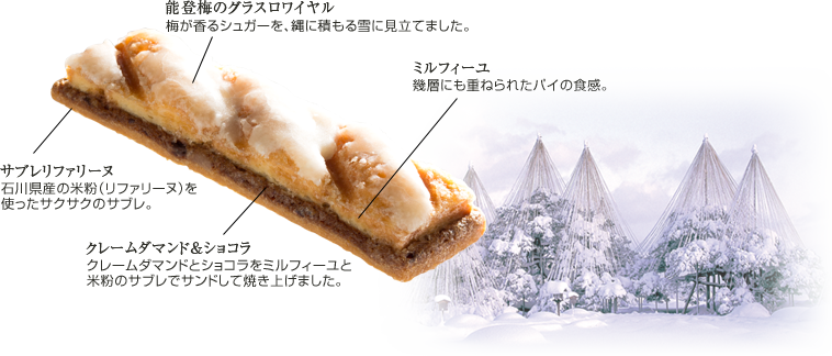 金沢の銘菓】YUKIZURI（10本入）【ル ミュゼ ドゥ アッシュ】能登を