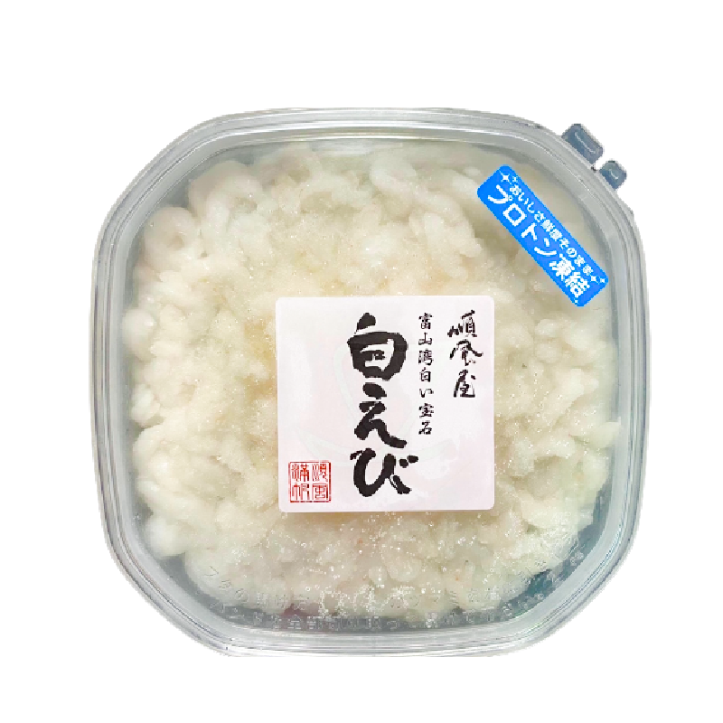 富山県産　白えびのお刺身　–　南谷良枝商店